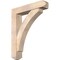 Ekena Millwork Thorton Craftsman Smooth Bracket w/ Offset Brace, Douglas Fir, 7 1/2"W x 36"D x 44"H BKT0806X36X44THR04SDF - alternate 1
